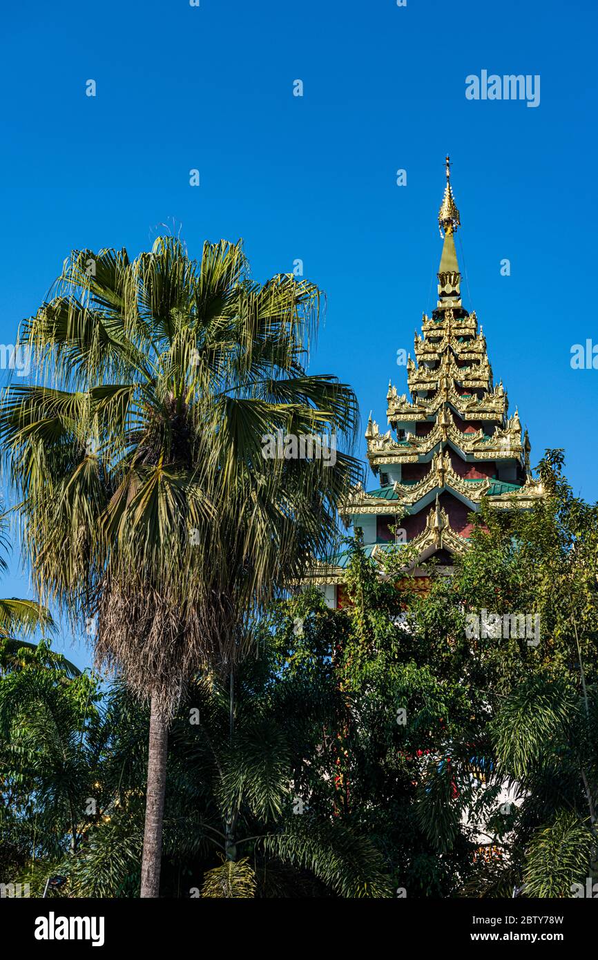 Shree Ramjanki Tempel, Myitkyina, Kachin Staat, Myanmar (Burma), Asien Stockfoto