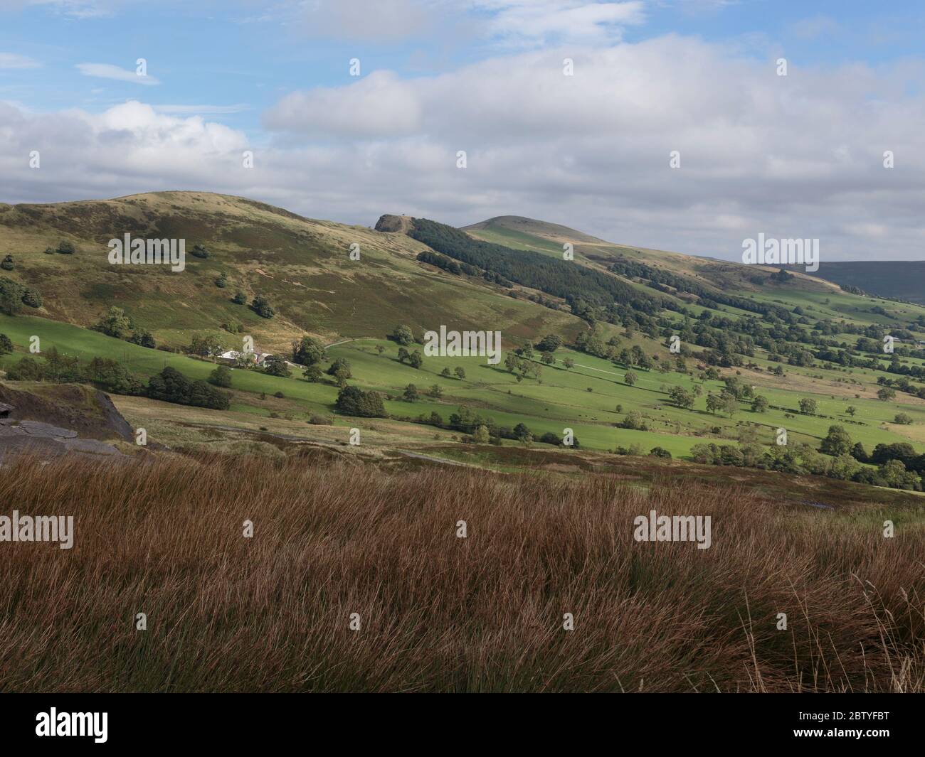 Blick in der Nähe von Mam Tor, Peak District National Park Stockfoto