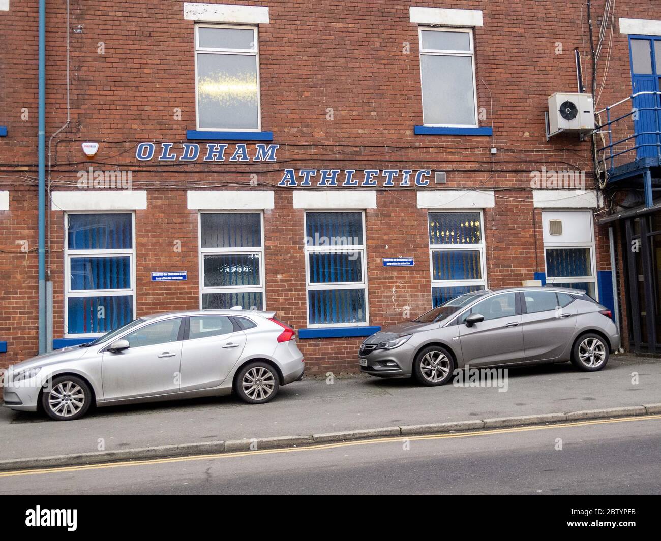 Oldham Athletic Football Club Stockfoto