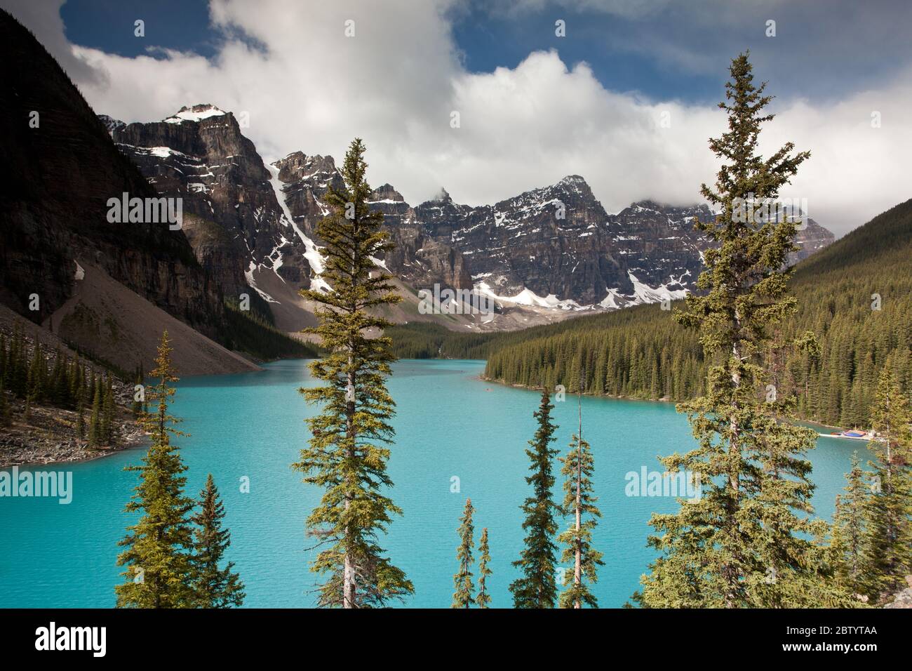 Moraine Lake Stockfoto