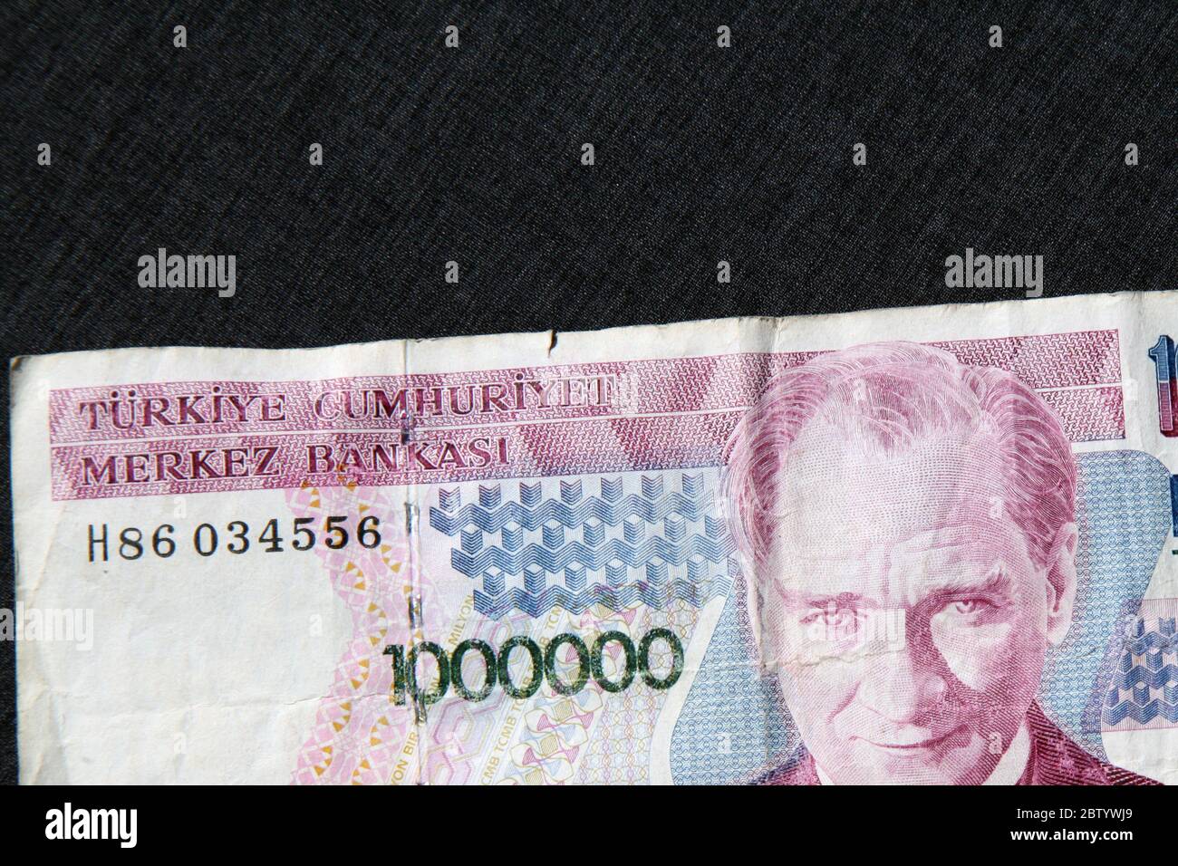 1 Million Türkische Lira In Euro Türkische Lira Note 1 Million Lira, 1 Bir Milyon Türkische Lirasi