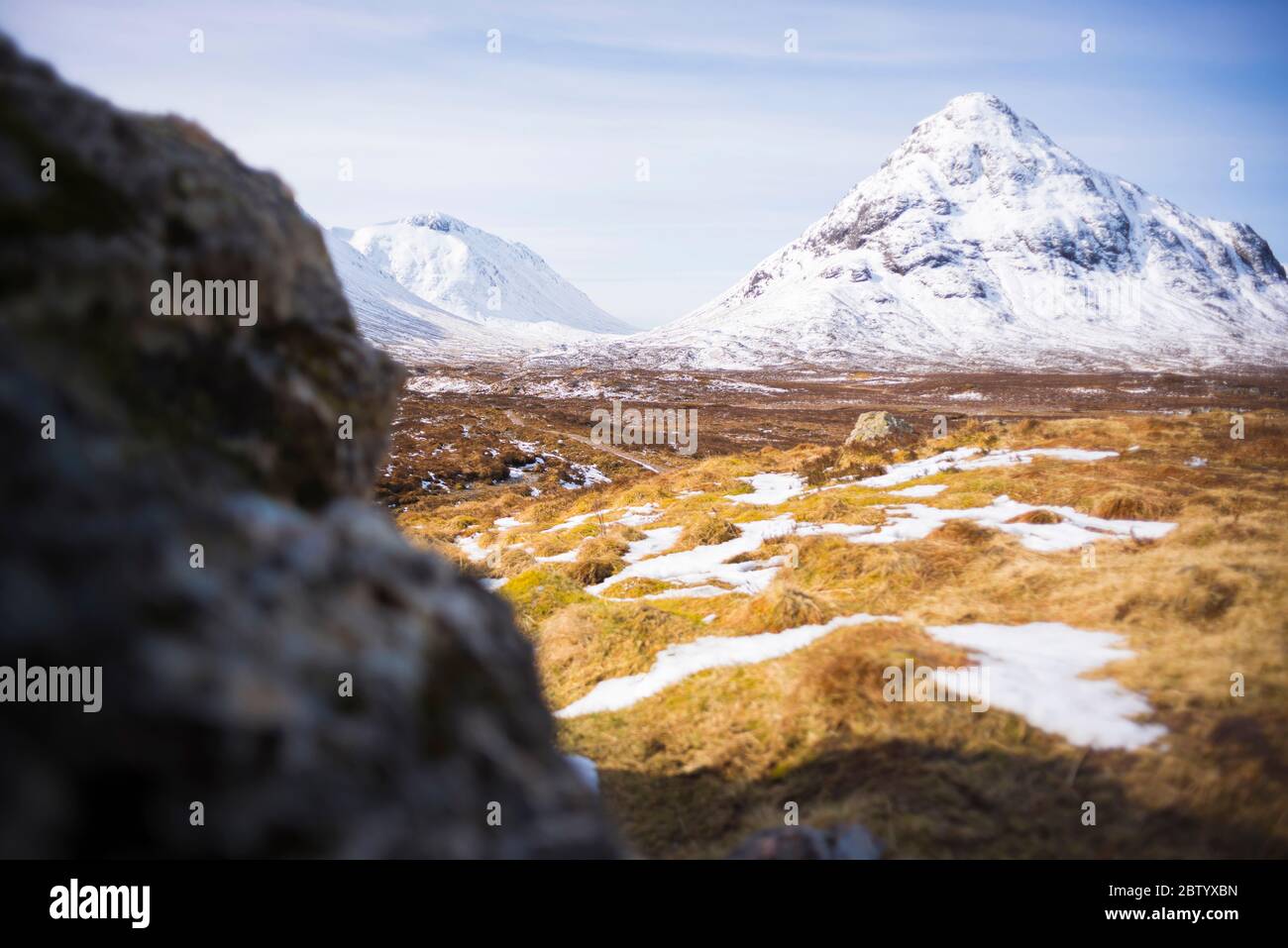 Buachaille Etive Mòr, Glen Etive, Highlands, Schottland Stockfoto