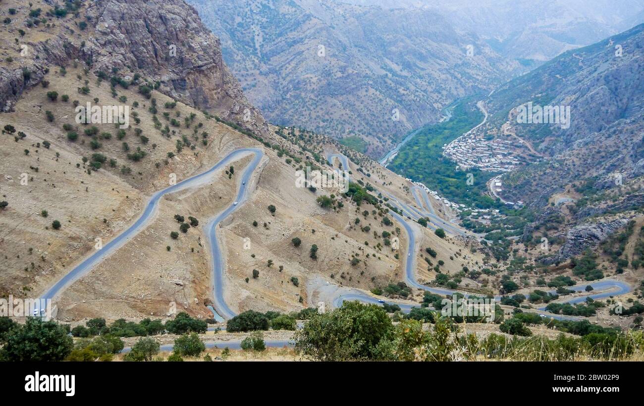 Bulbar Village [Howraman Valley / Kurdistan - Iran] Stockfoto