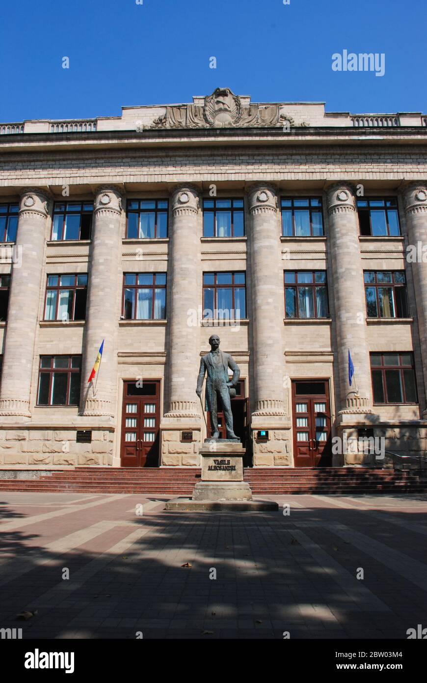Die Nationalbibliothek in Chisinau, Moldawien Stockfoto