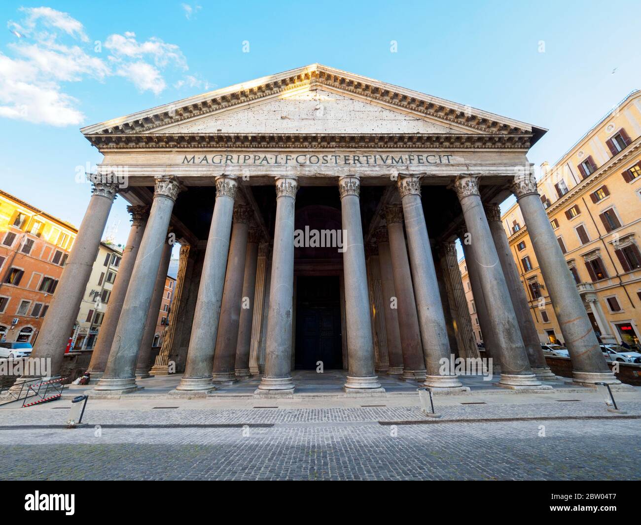 Pantheon in piazza della Rotonda - Rom, Italien Stockfoto