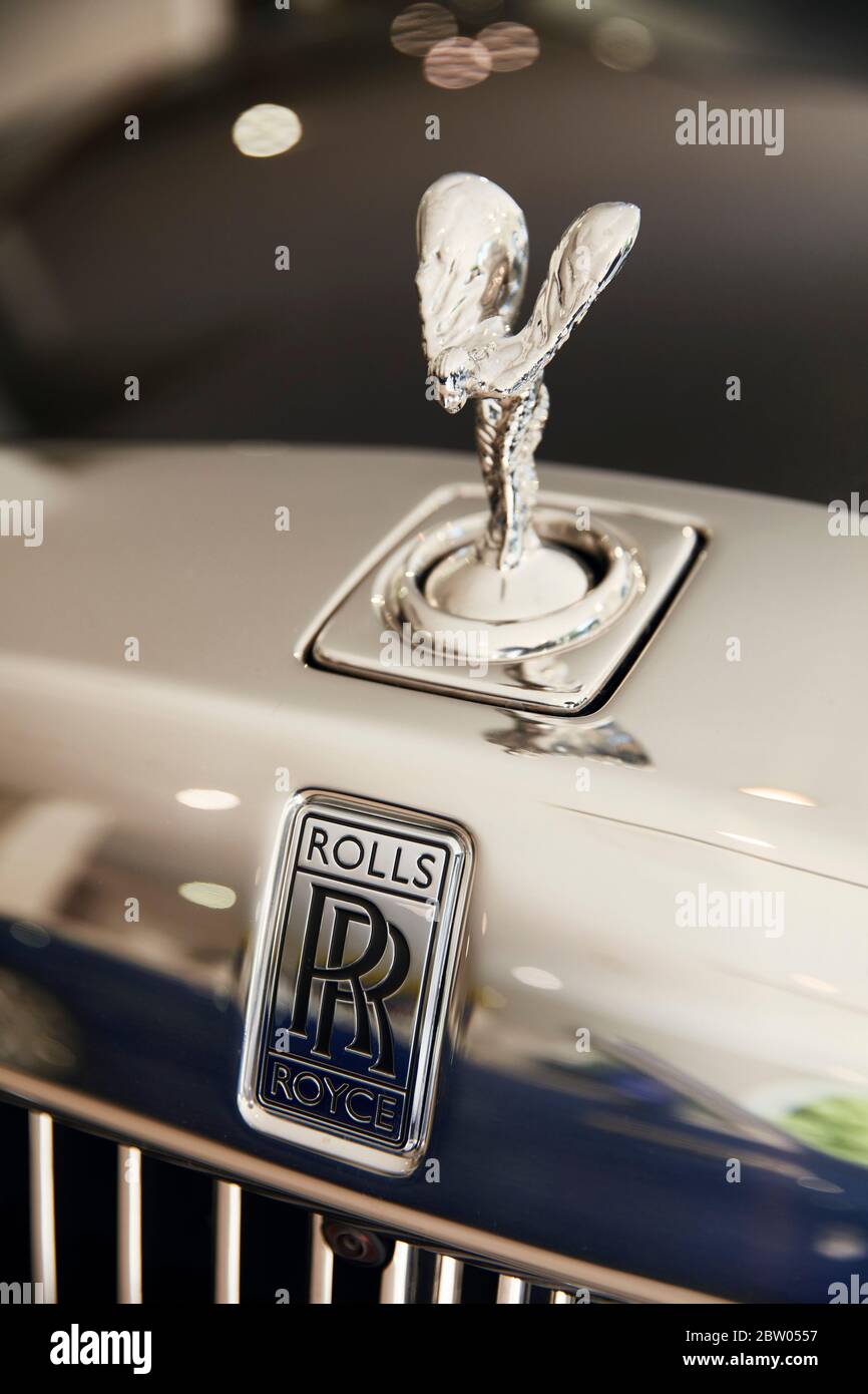 Der Rolls Royce Showroom in Sunningdale, Berkshire, England Stockfoto