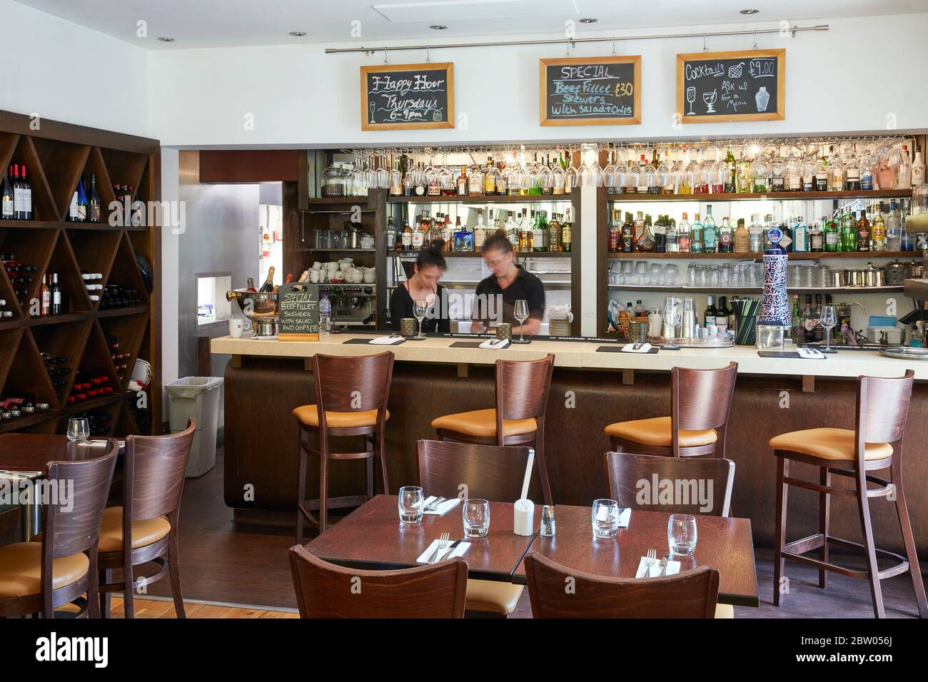 The Esslöffel Restaurant in Sunningdale, Berkshire, England, Großbritannien Stockfoto