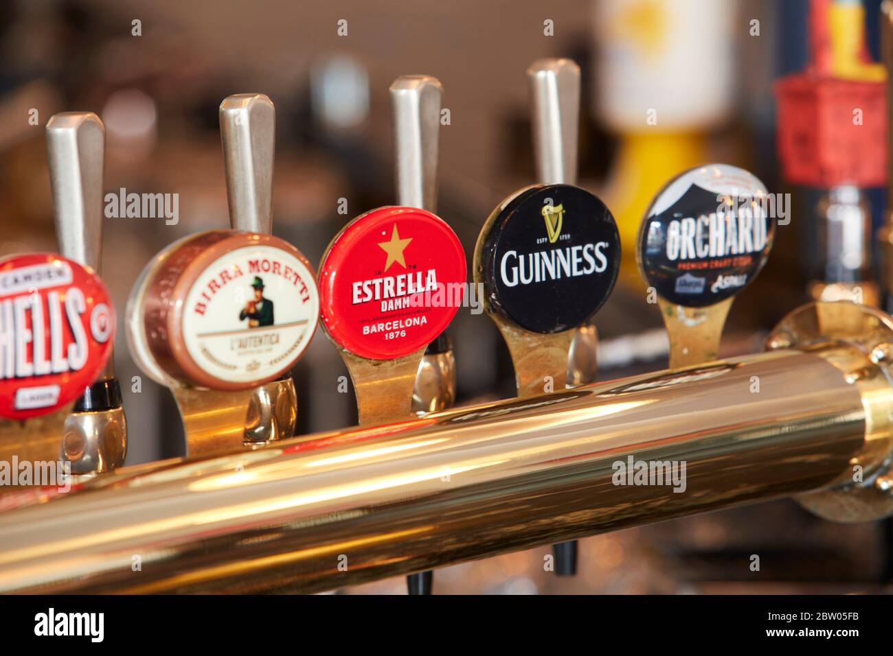 Interieur des Restaurants 39 in Weybridge, Surrey, England, Großbritannien Stockfoto
