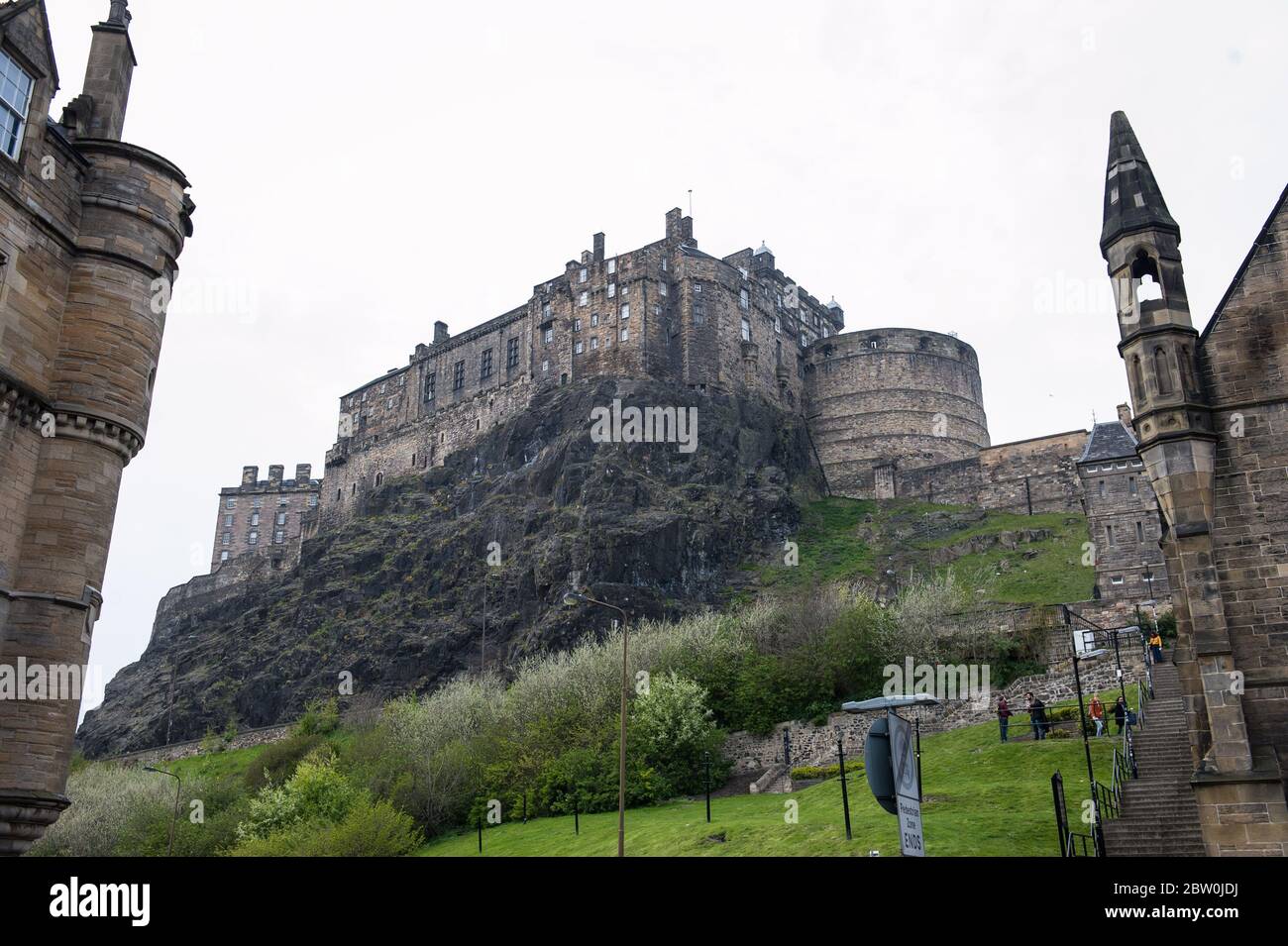 Edinburgh's Castle - Edinburgh, Großbritannien Stockfoto