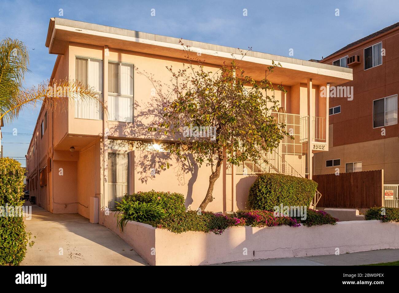 Mehrfamilienhaus in Los Angeles Stockfoto