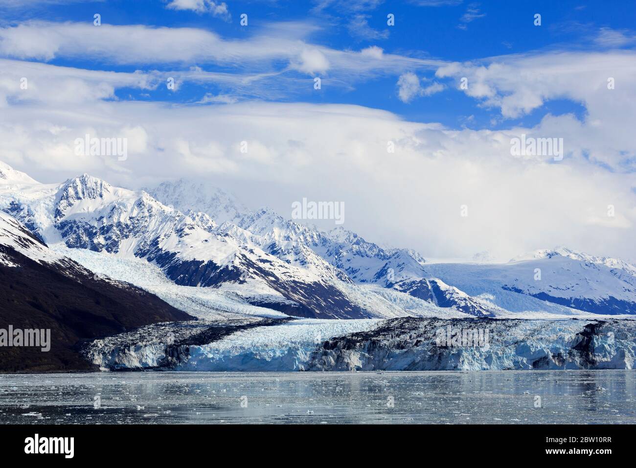 Harvard Clacier im College Fjord, Alaska, USA Stockfoto