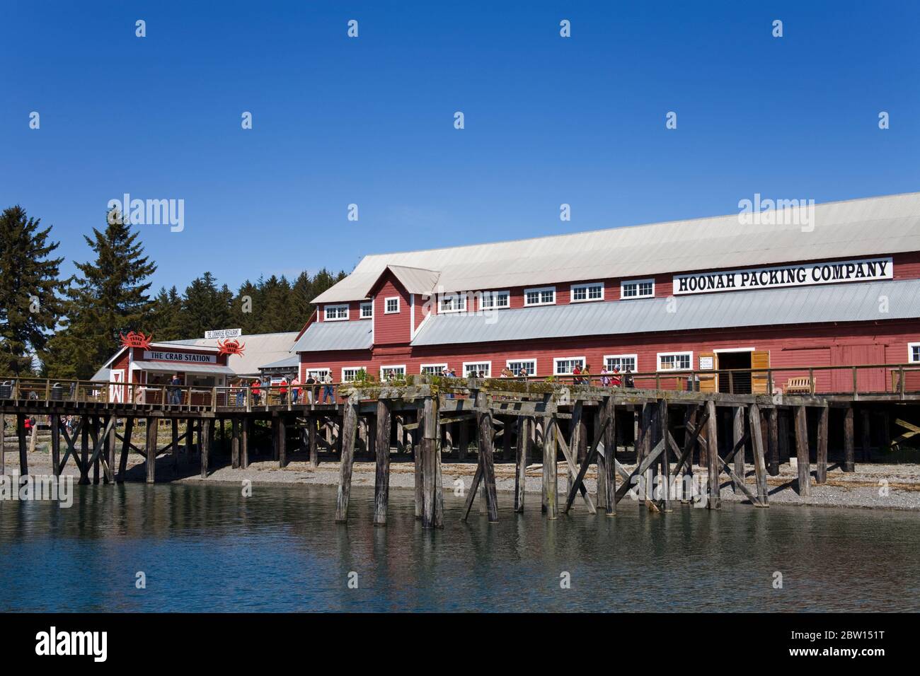 ICY Strait Point Cannery Museum, Hoonah City, Chichagof Island, Southeast Alaska, USA Stockfoto