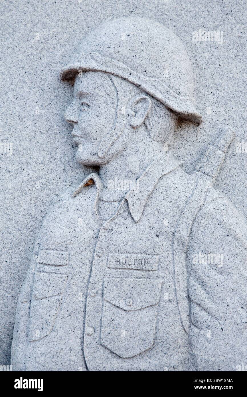 Korean war Memorial, Battleship Memorial Park, Mobile, Alabama, USA Stockfoto