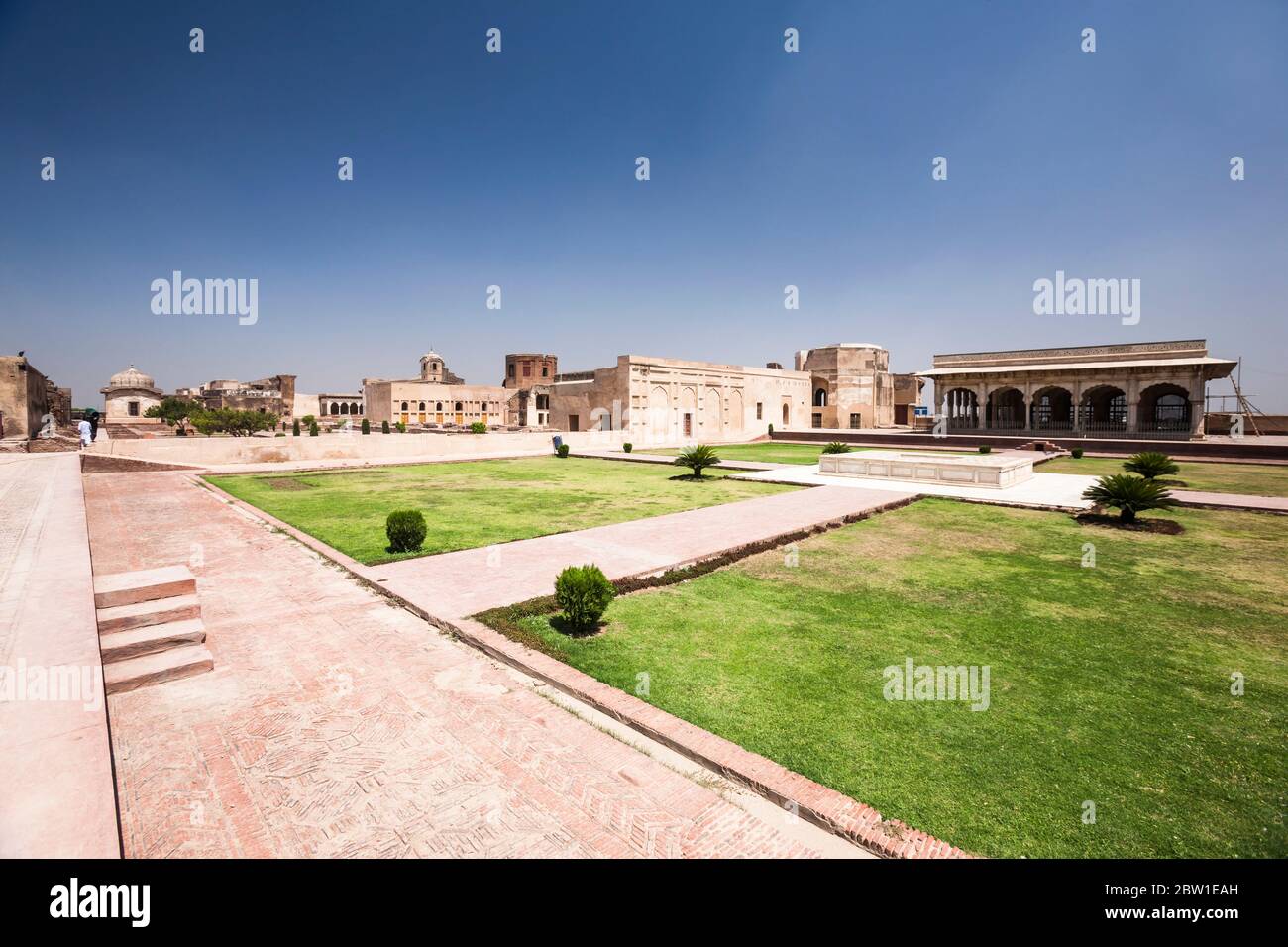 Palastbereich von Lahore Fort, Zitadelle des Moghul-Reiches, islamische und hinduistische Architektur, Lahore, Punjab Provinz, Pakistan, Südasien, Asien Stockfoto