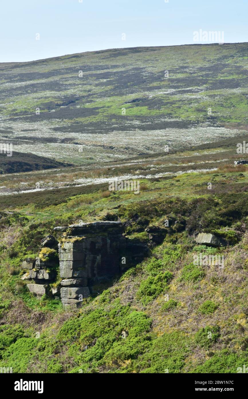 Ponden Kirk, die Inspiration für Penistone Crag in Wuthering Heights von Emily Bronte Stockfoto