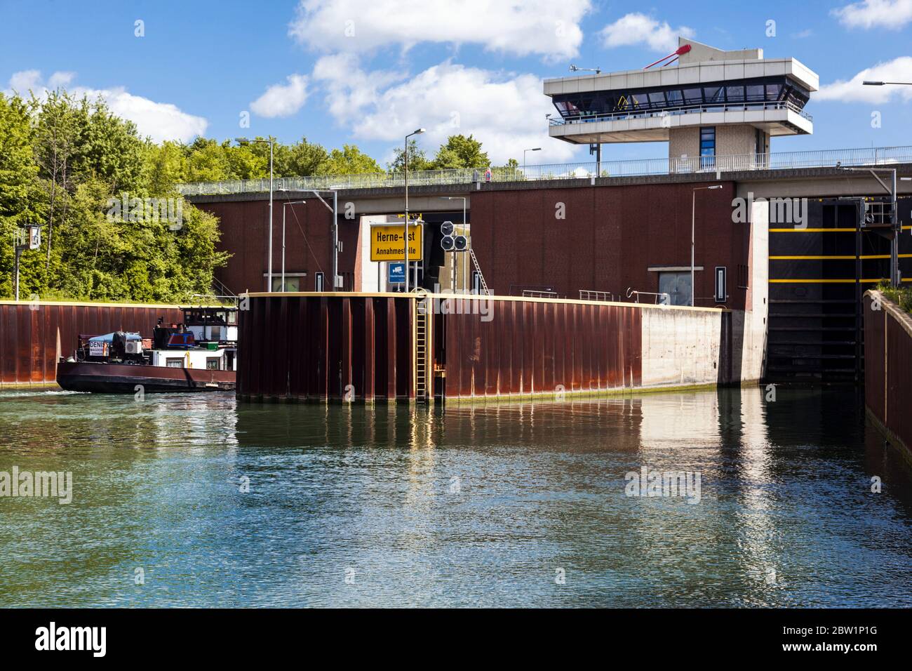 Fabelhafte Schleuse Am Rhein Fotos