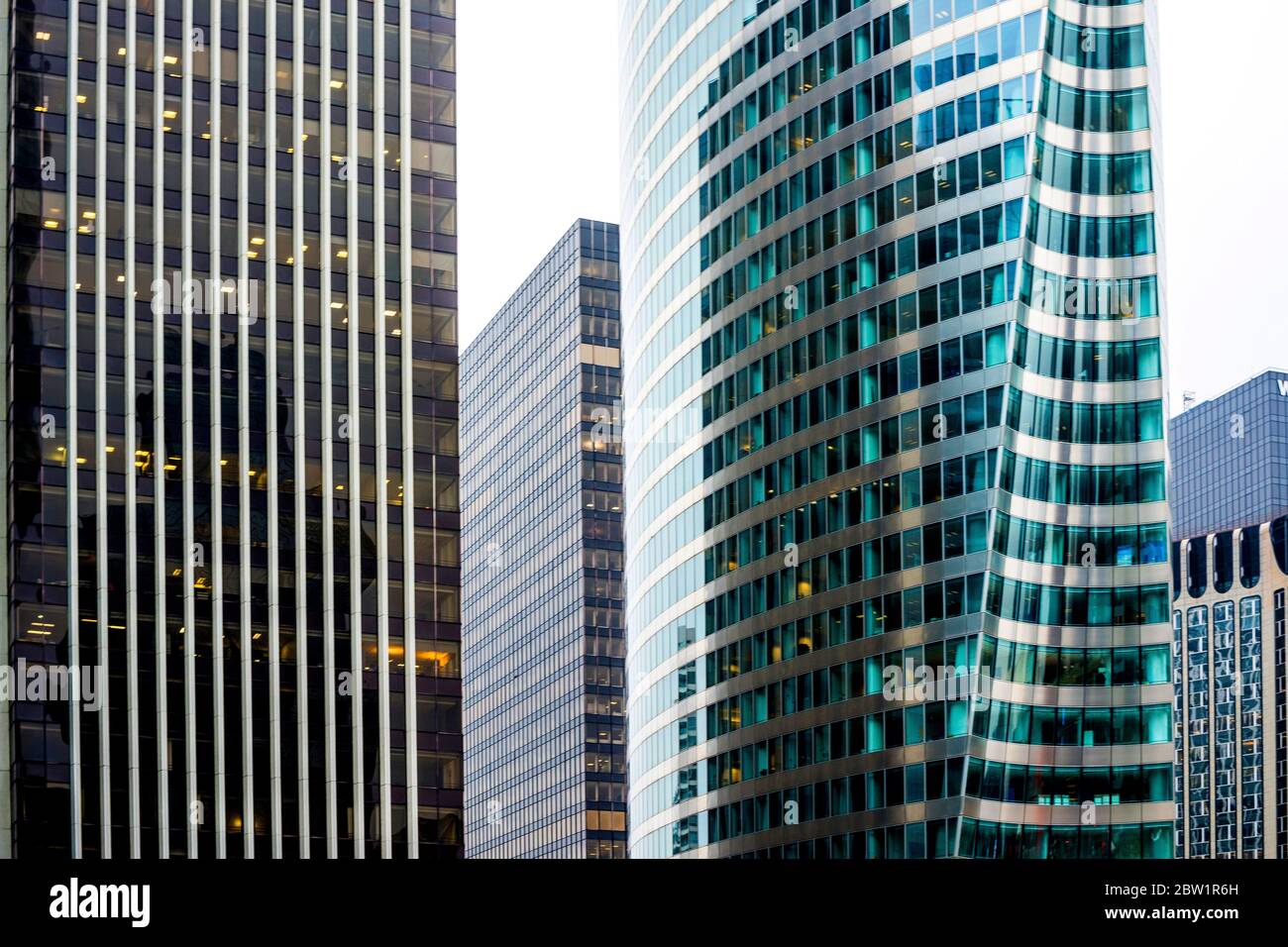 Moderne Bürogebäude , La Defense, Hauts-de-seine, Ile de France, Paris, Frankreich Stockfoto