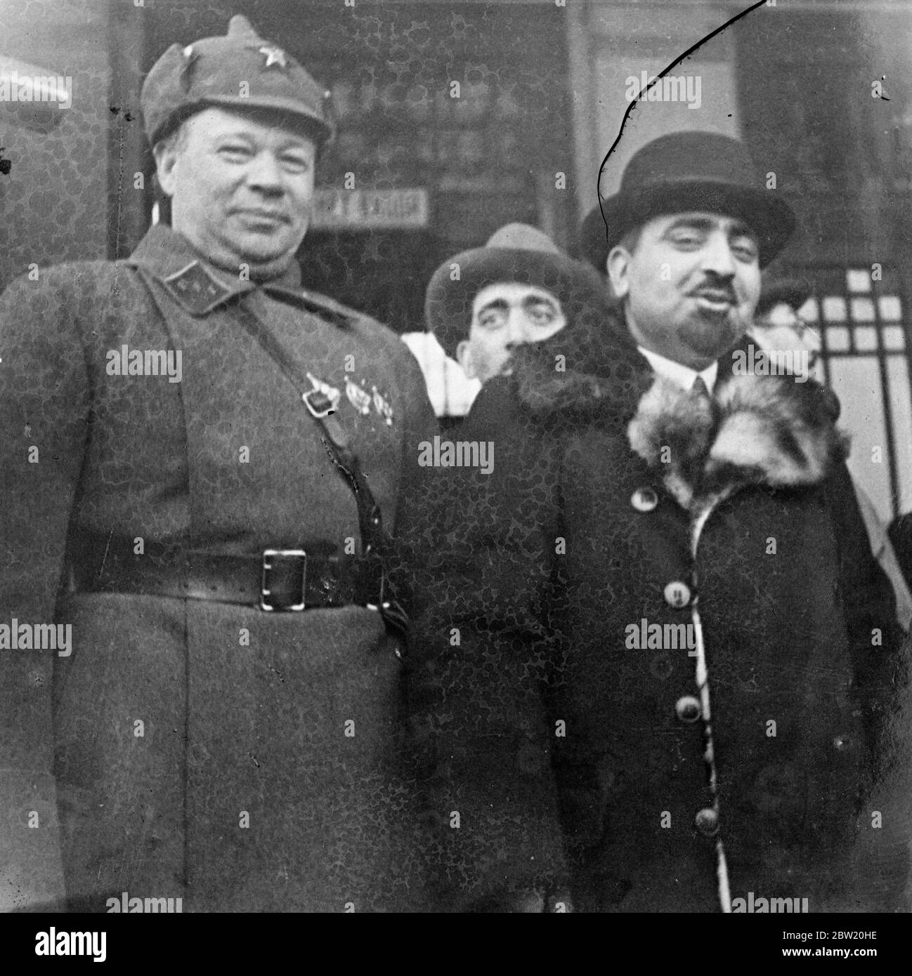 General G. Gorbatschow, stellvertretender Chef der Moskauer Garnison, ist einer der Führer der Roten Armee, der angeblich bei einer neuen Säuberung verhaftet worden ist. 18 Juni 1937 Stockfoto