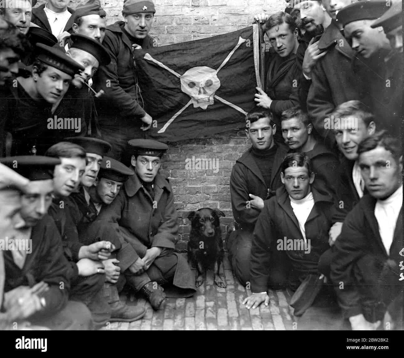 Internierte Marinebrigade in Leeuwarden, Holland Stockfoto