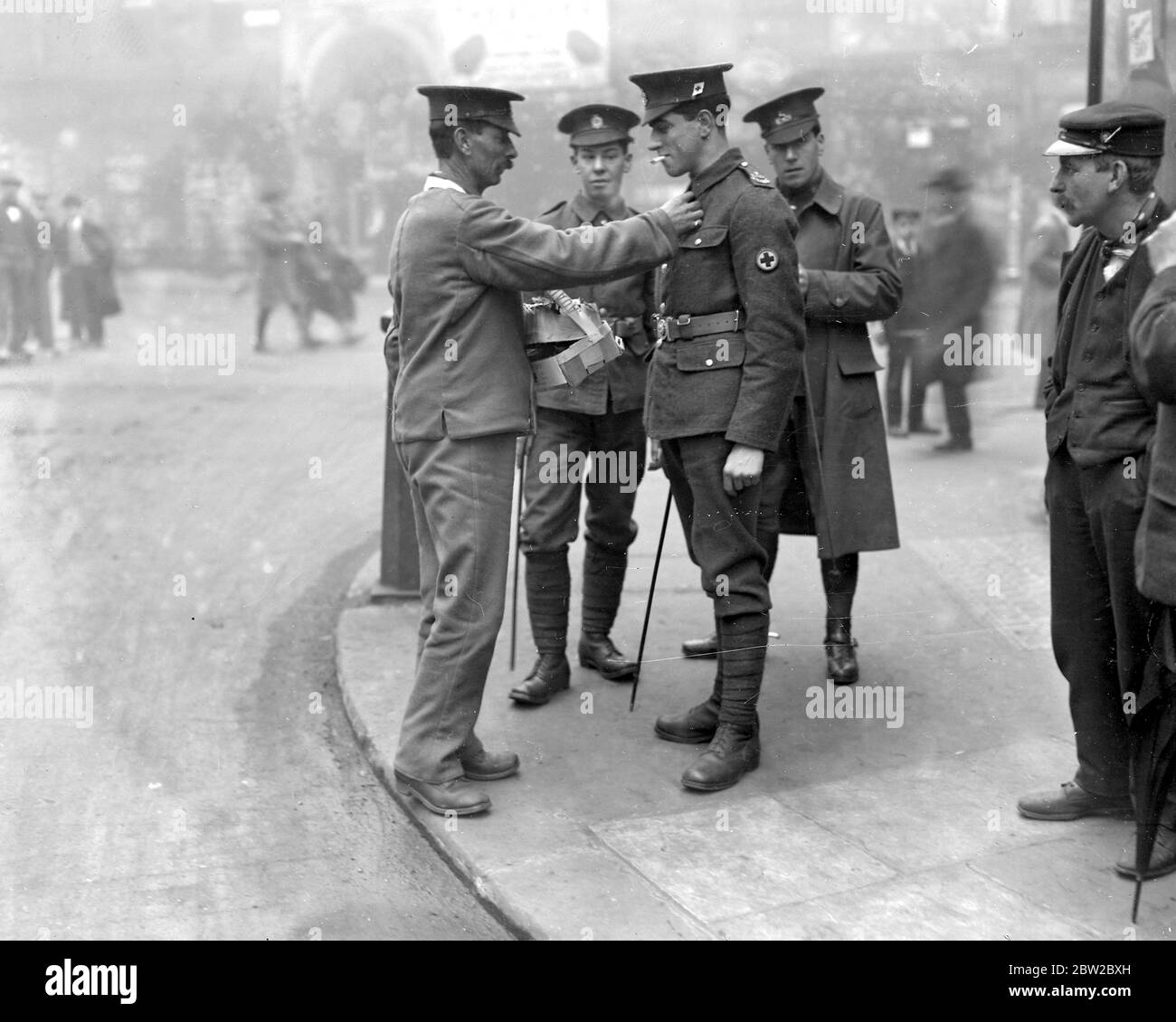 Unser Tag der Flagge am Trafalgar Square 1915 Stockfoto