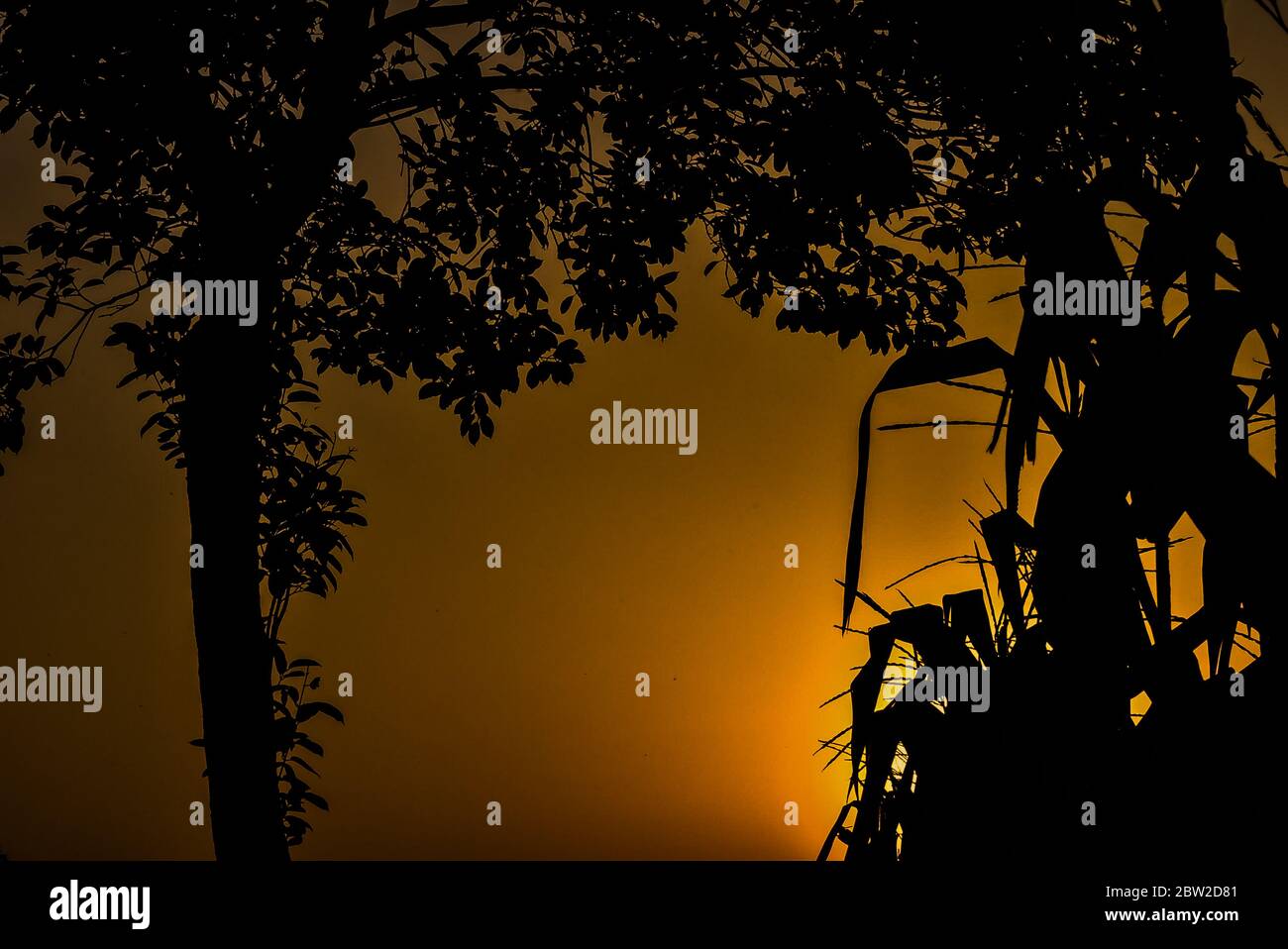 Sonnenuntergang ist eine schöne Seite der Erde. Ich bin wirklich glücklich, dieses Bild aufzunehmen. Stockfoto