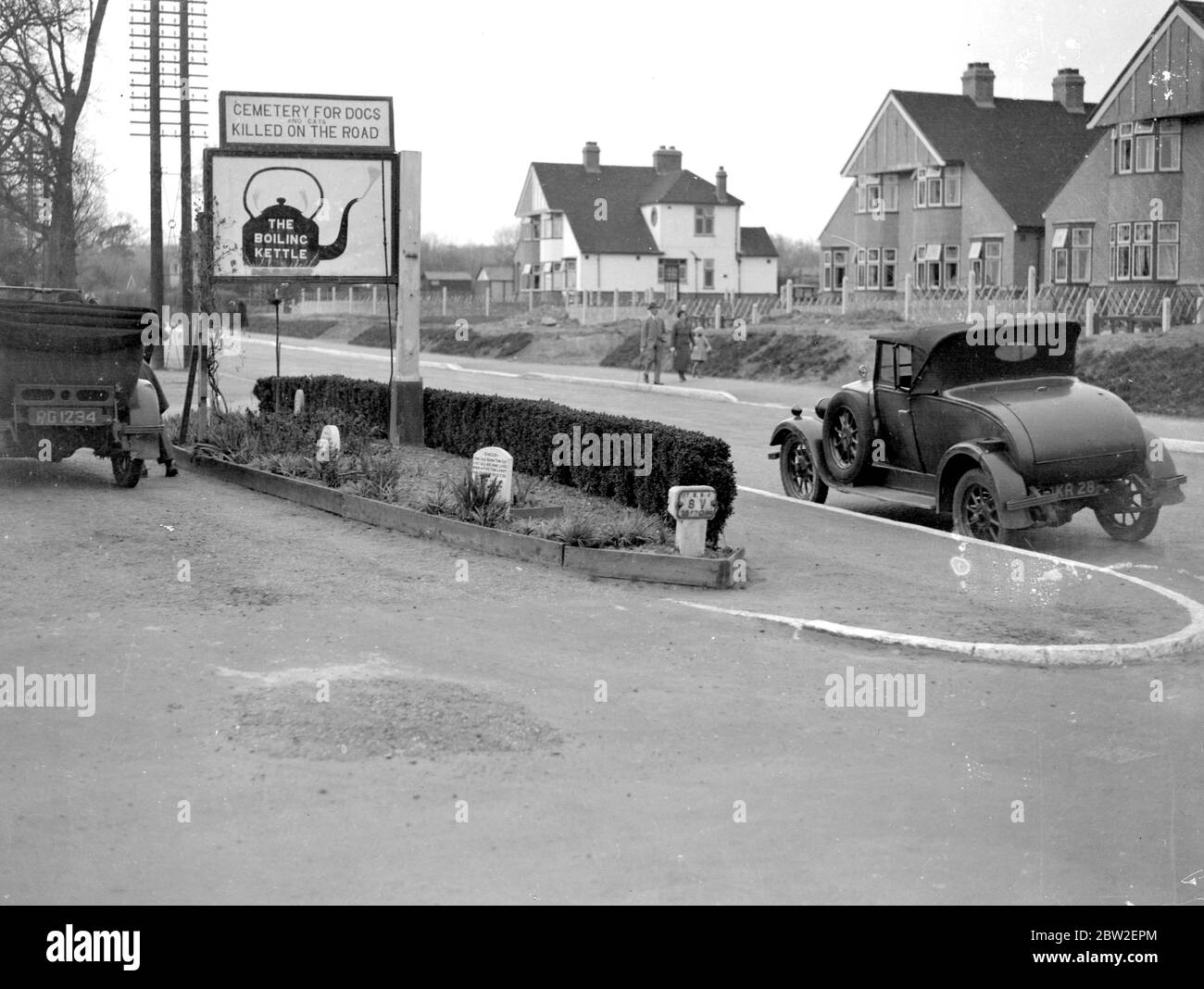 Hundefriedhof in Hildenborough, Kent. 1933 Stockfoto