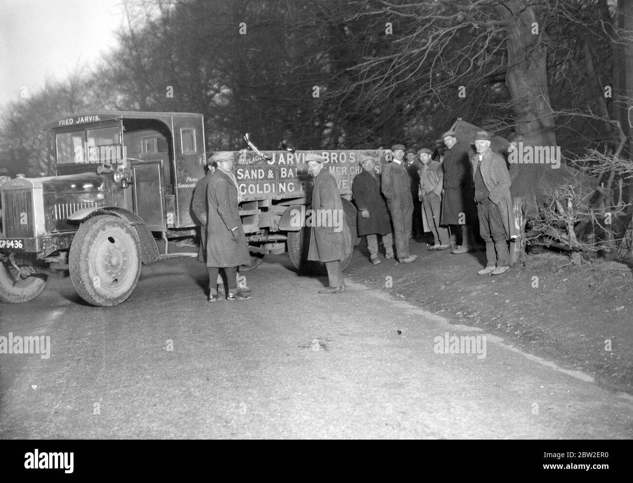 Smash on Poll Hill, Kent. 1933 Stockfoto