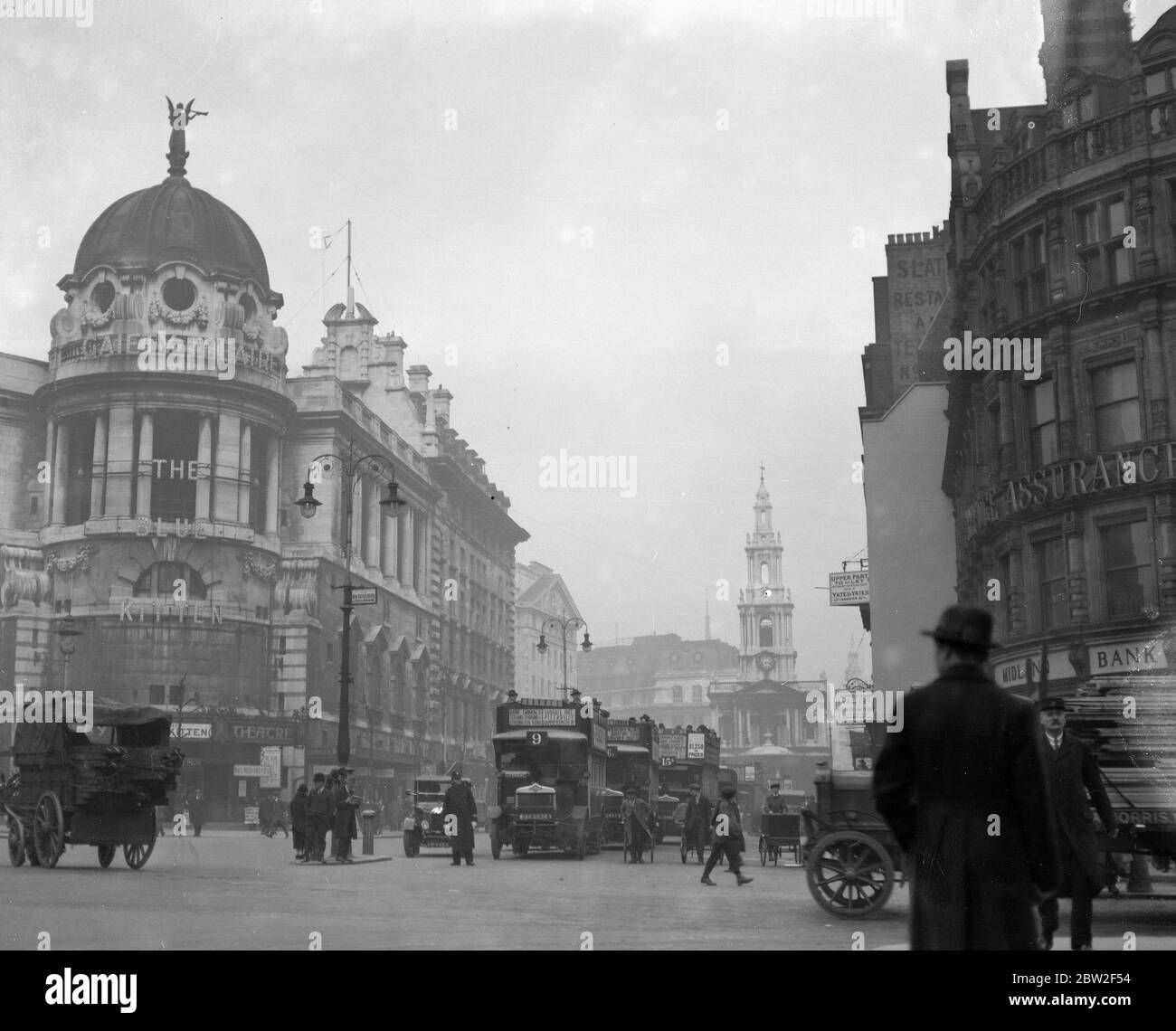 London - Strand in Wellington Street. Stockfoto