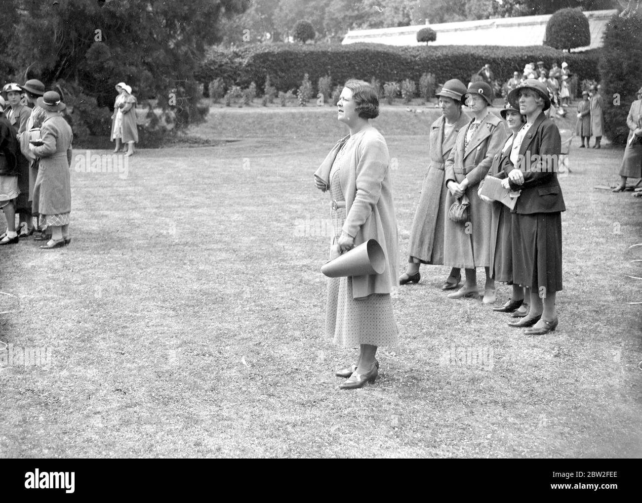 Farningham Pagent Play. Der Produzent. 1934 Stockfoto