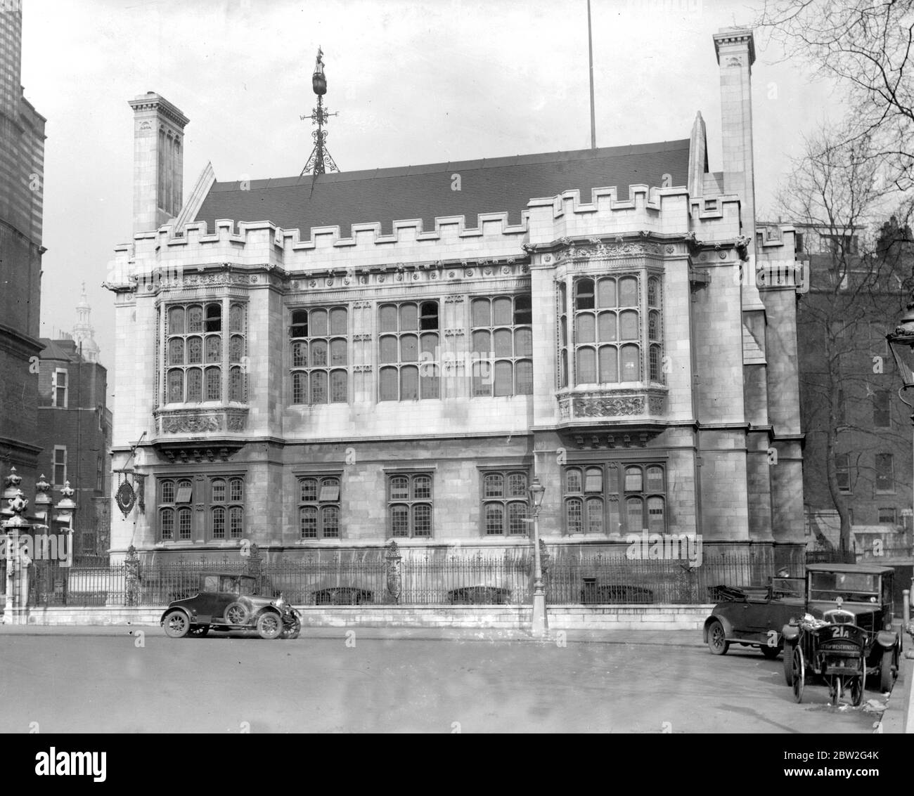 Eingegliedert Chartered Accountants Hall formaly:- Astor House, Victoria Embankment, Buit zu Kosten von Â£250,000 als Estate Office für den verstorbenen Lord Astor, später Büros von Sun Life Co.. 20 März 1928 Stockfoto