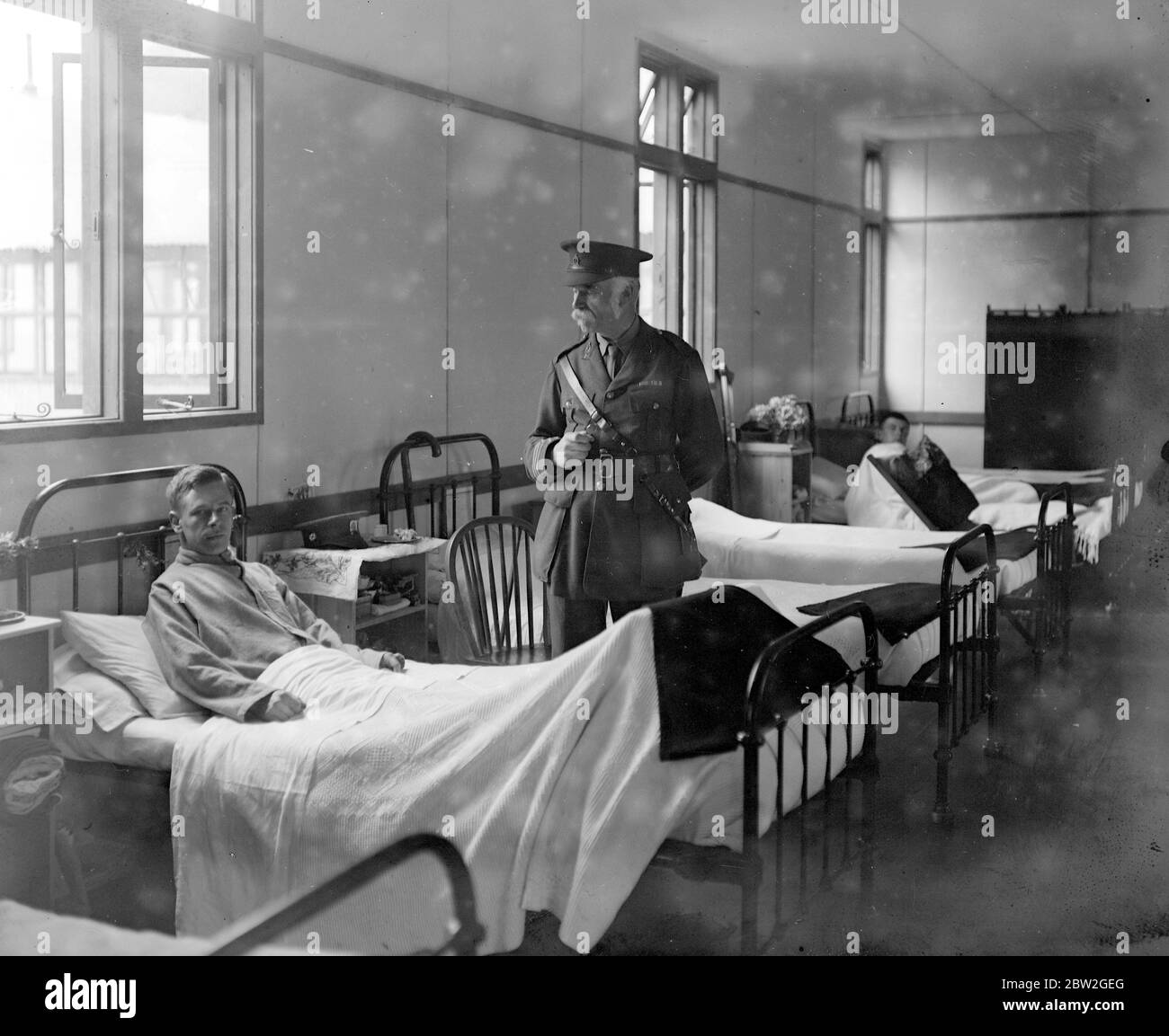 Sir Alfred Pierce Gould, K.C.V.O., verantwortlich für die chirurgische Abteilung am 3. London General Hospital in Wandsworth. Stockfoto