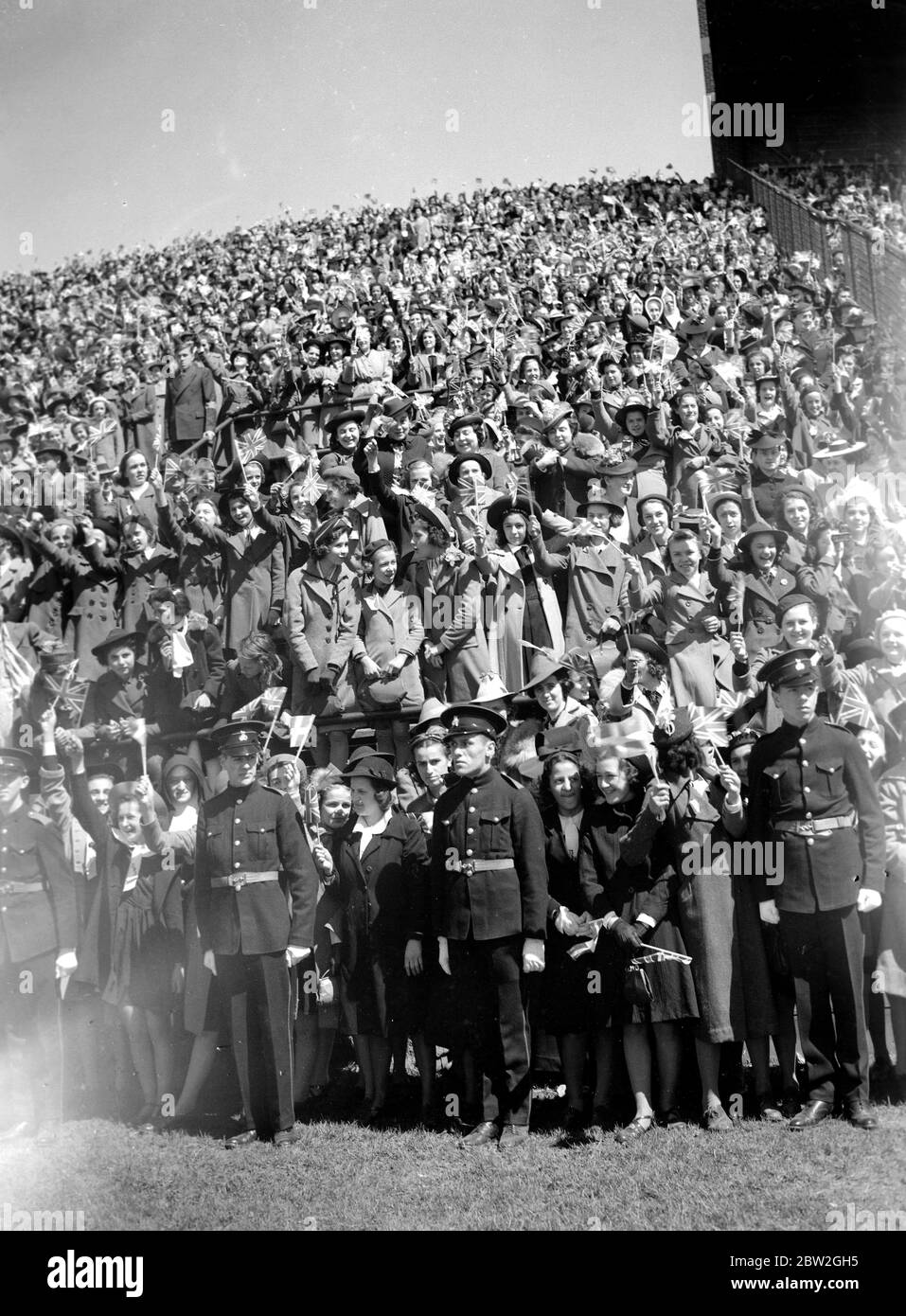 Die Königstour durch Kanada und die USA von King Georg VI. Und Königin Elisabeth im Jahre 1939 Stockfoto