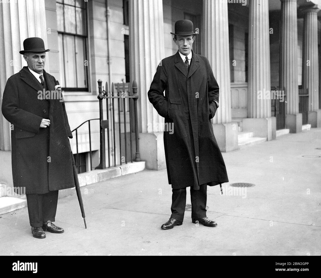 Der neue Vizekönig von Indien - Hon E.F. Wood, ehemals Landwirtschaftsminister. 30. Oktober 1925 Stockfoto