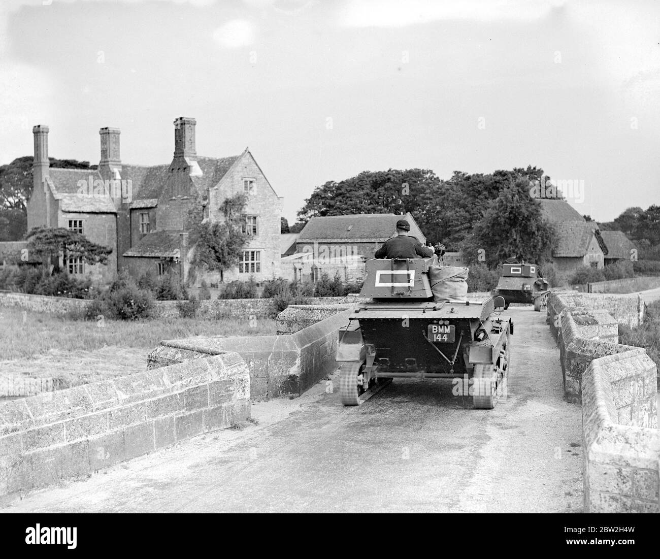Panzer der 1. Panzerbrigade, in der Nähe der Salisbury Plain. Bis 20. August 1935 Stockfoto