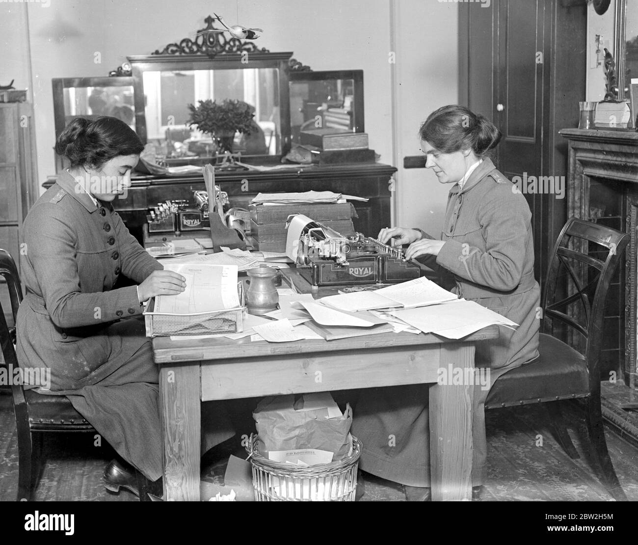 Military Endell St Hospital wird von Frauen geführt. Frauen als Armeechirurgen. 1917 Stockfoto