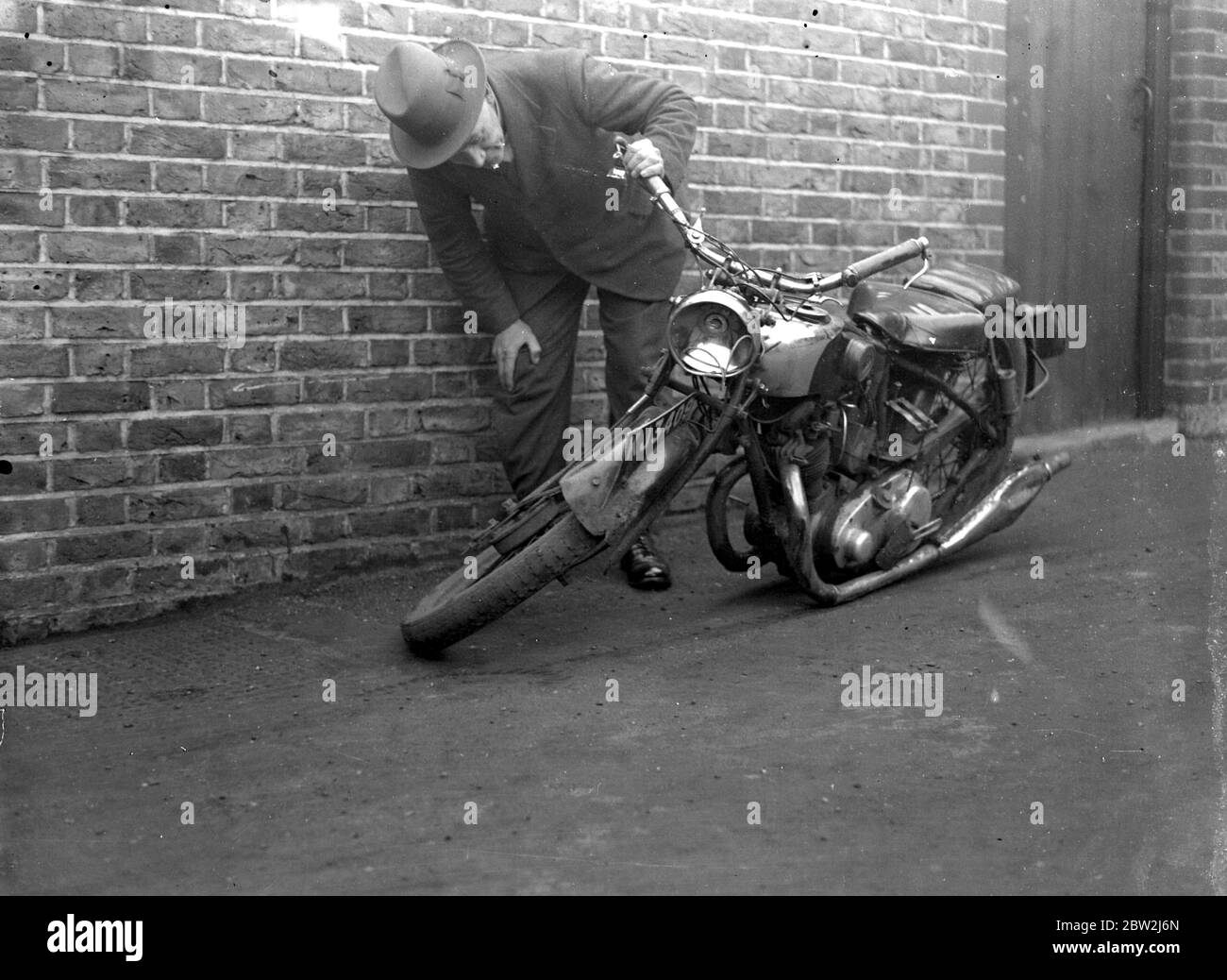 Motorrad M/C Smash. 1933 Stockfoto