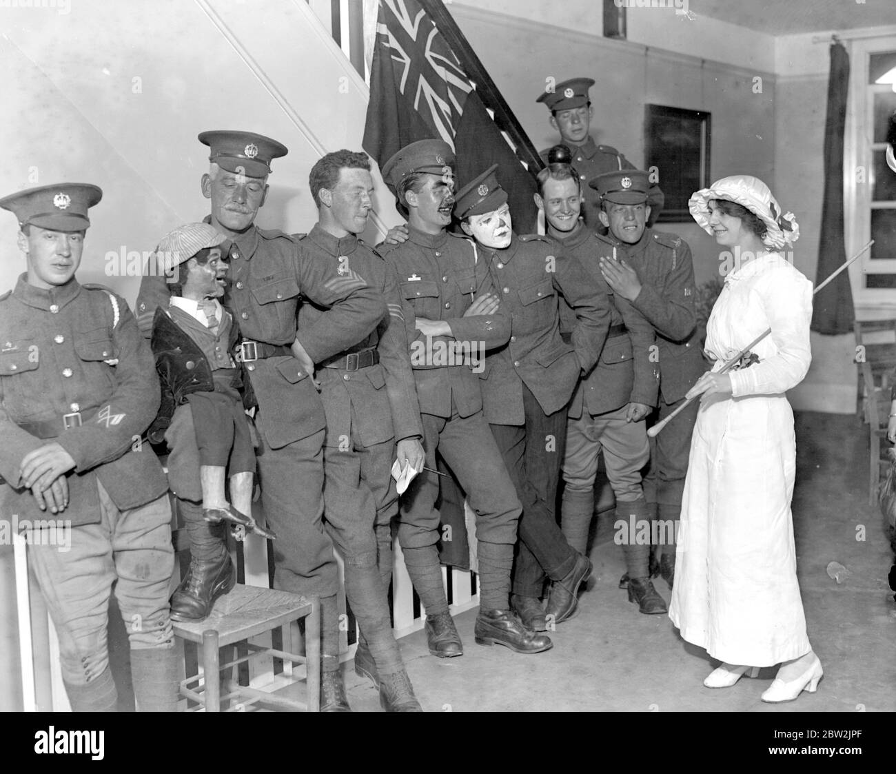 Patriotic Club for Soldier in St Albans. 1914 - 1918 Stockfoto