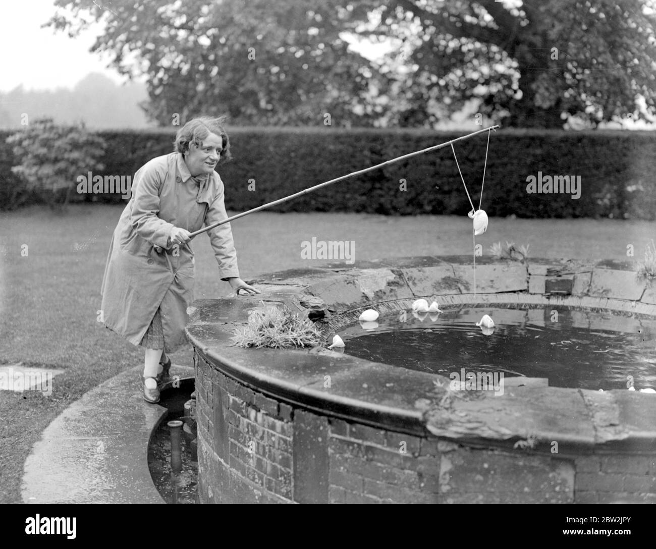 Labor Fete im Buckhurst Park, Withyham. Frau Ellen Wilkinson, M.P. Stockfoto