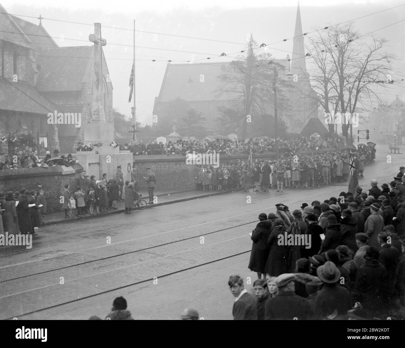 Eltham Waffenstillstandstag. 11. November 1934 Stockfoto