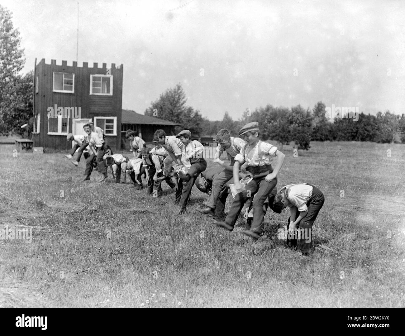 Woolwich Arsenal Boys Camp in Stanford-Le-Hope. Stockfoto