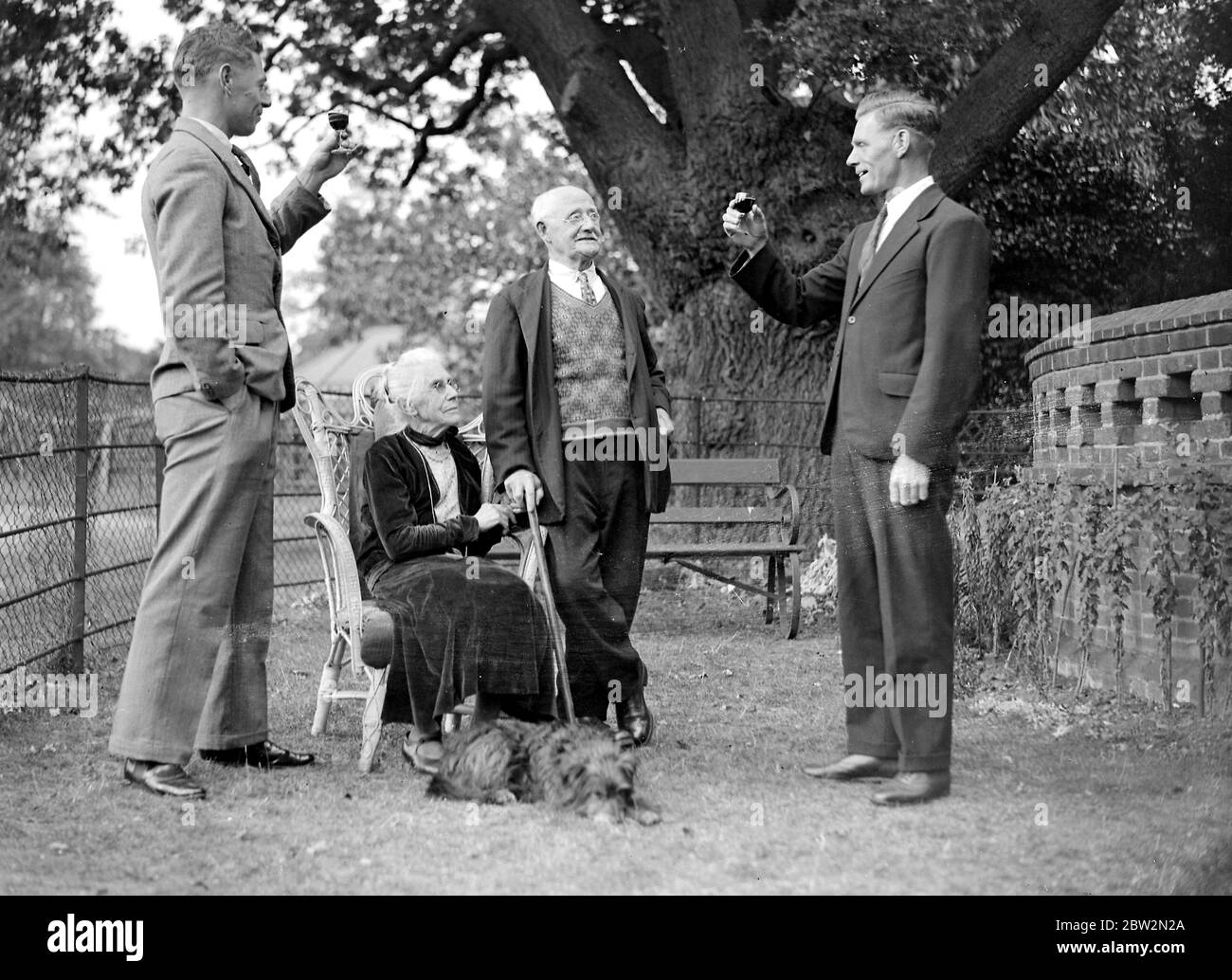 Hast Diamond Wedding. 1934 Stockfoto