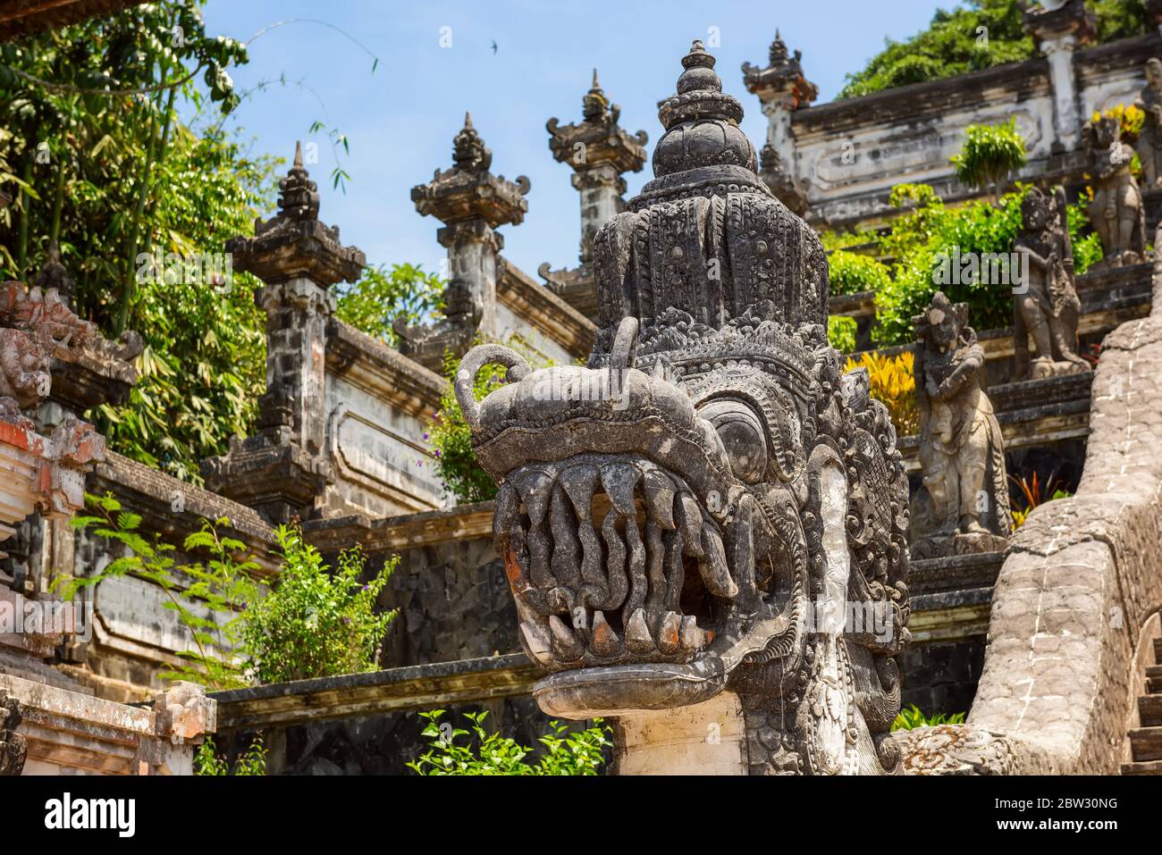 Tempel auf Bali. Pura Luhur Lempuyang Tempel Bali Indonesien. Stockfoto