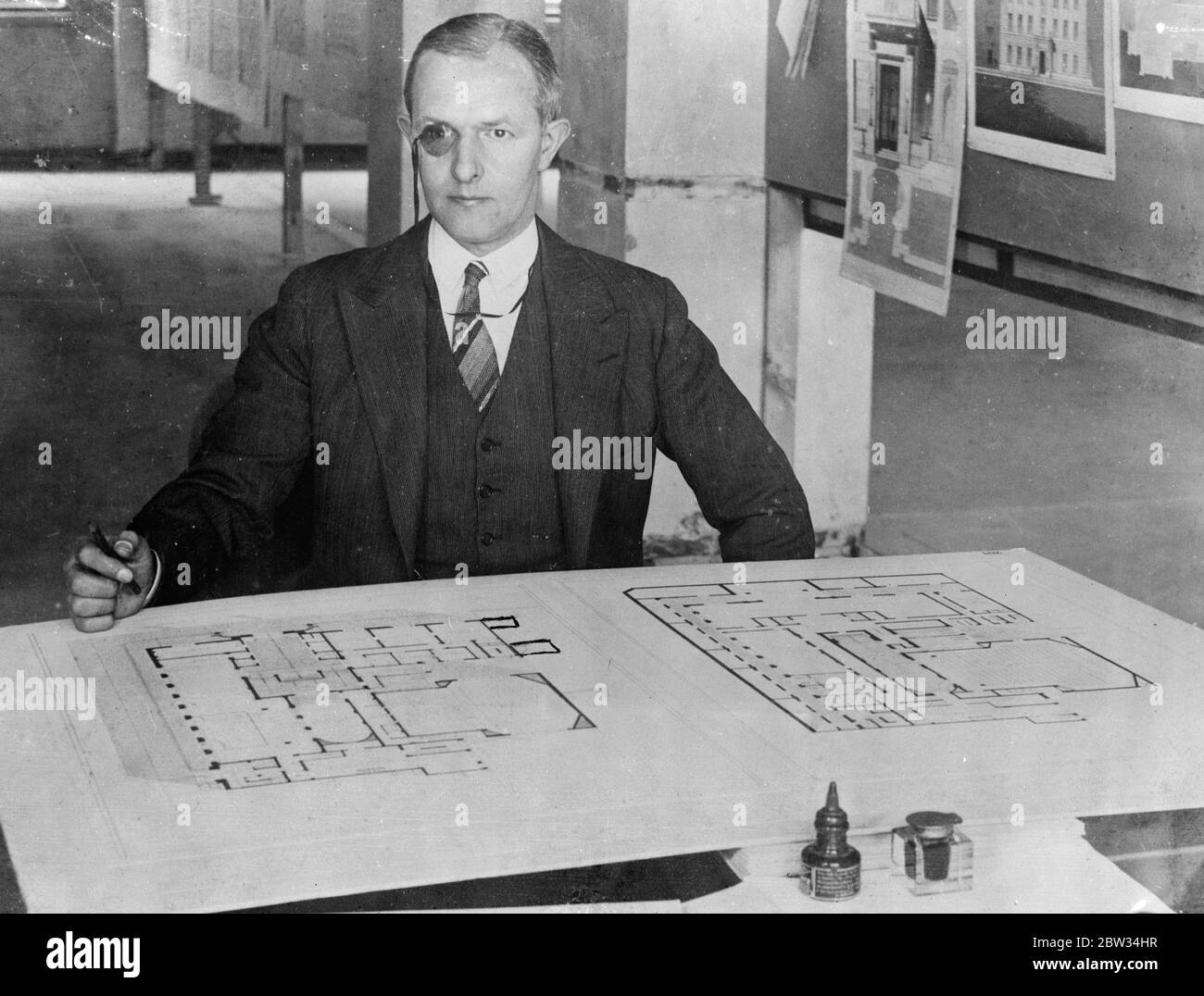 Architekt Herr Gray Wornum . . Mai 1932 Stockfoto