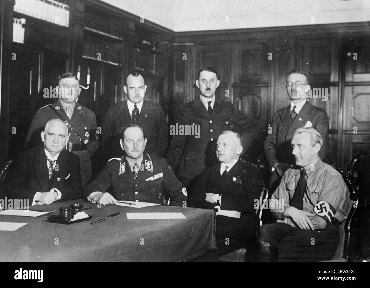 Bayrische Nazi Kabinett treffen zum ersten Mal. 20 März 1933 Stockfoto