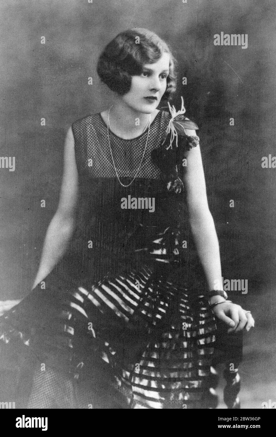 Mollie Porträt einer Frau . Juni 1933 Stockfoto