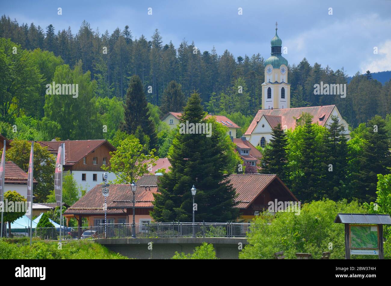 Bayerisch Eisenstein, Zelezna Ruda, Alzbetin, Grenzort zu Tschechien