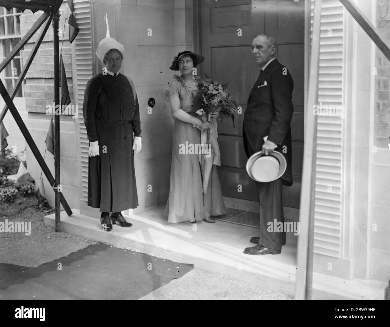 Herzogin von York eröffnet neues Krankenschwestern Haus zu Hause für die incureables in Putney. 24 Juli 1935 Stockfoto