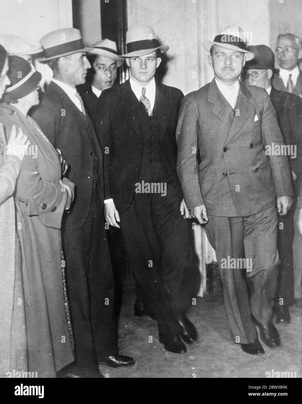 Robert Edwards, ein 21 Jahre alter Don Juan, für schuldig befunden, der amerikanischen Morde Tragödie. 10 Oktober 1934 . Stockfoto