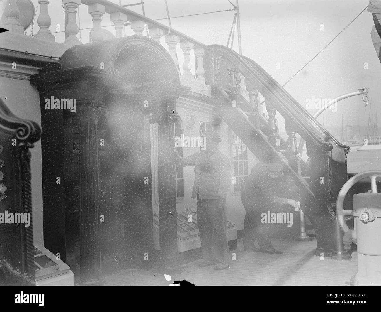 Die "Flying Cloud" Yacht. Oktober 1934 Stockfoto