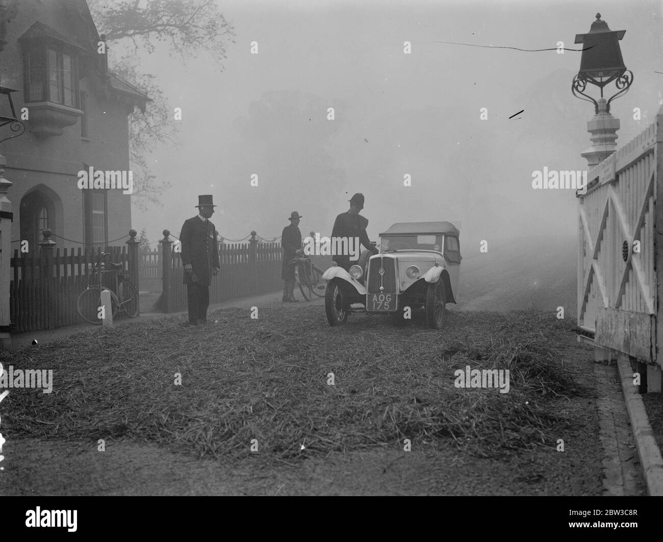 Windsor Park geschlossen wegen Maul- und Klauenseuche Ausbruch. 13. November 1934 Stockfoto